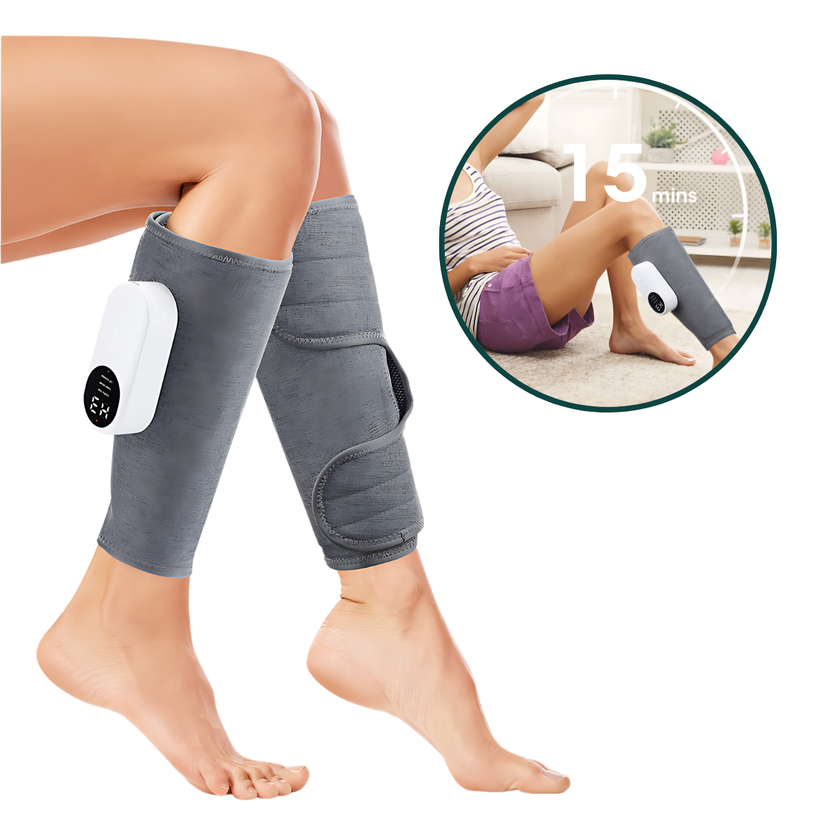 Massageador de Compressão Foot Pads