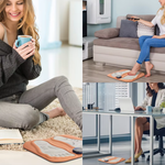 Base massageadora Paceon Relax 3D portátil e dobrável com modos ajustáveis para conforto e bem-estar dos pés.