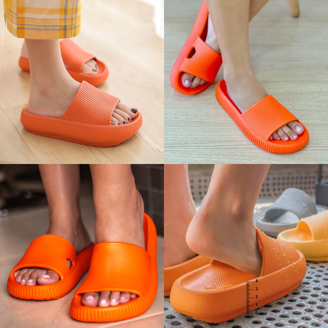 Chinelo Nuvem SoftCloud Paceon com sola antiderrapante e espuma macia para conforto em cada passo.