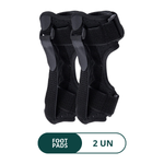 Suporte noturno ajustável Paceon com fecho em velcro, oferece estabilidade e conforto durante o descanso.