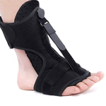 Suporte noturno ajustável Paceon com fecho em velcro, oferece estabilidade e conforto durante o descanso.