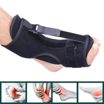 Suporte noturno ajustável Paceon com fecho em velcro, oferece estabilidade e conforto durante o descanso.