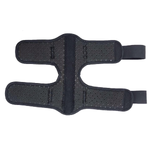 Suporte noturno ajustável Paceon com fecho em velcro, oferece estabilidade e conforto durante o descanso.