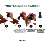 Óleos aromáticos naturais Paceon para escalda-pés, com fragrâncias suaves que proporcionam frescor e bem-estar.