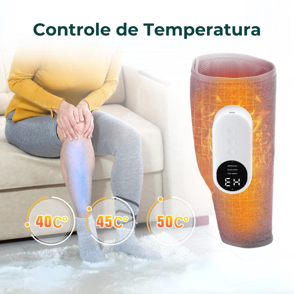 Massageador de Compressão Foot Pads