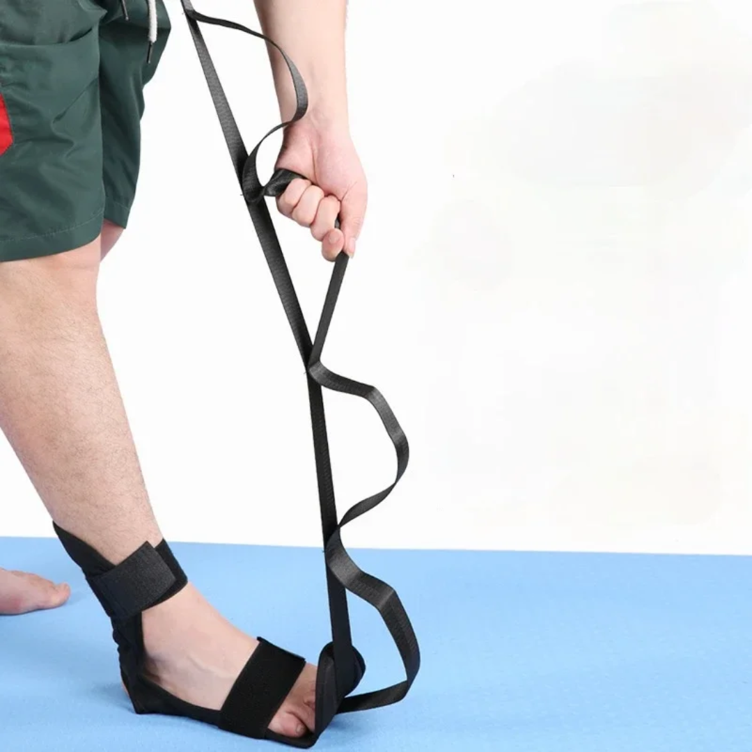 Faixa Alongadora de Panturrilha - Flexibilidade e Alívio em Um Só Produto
