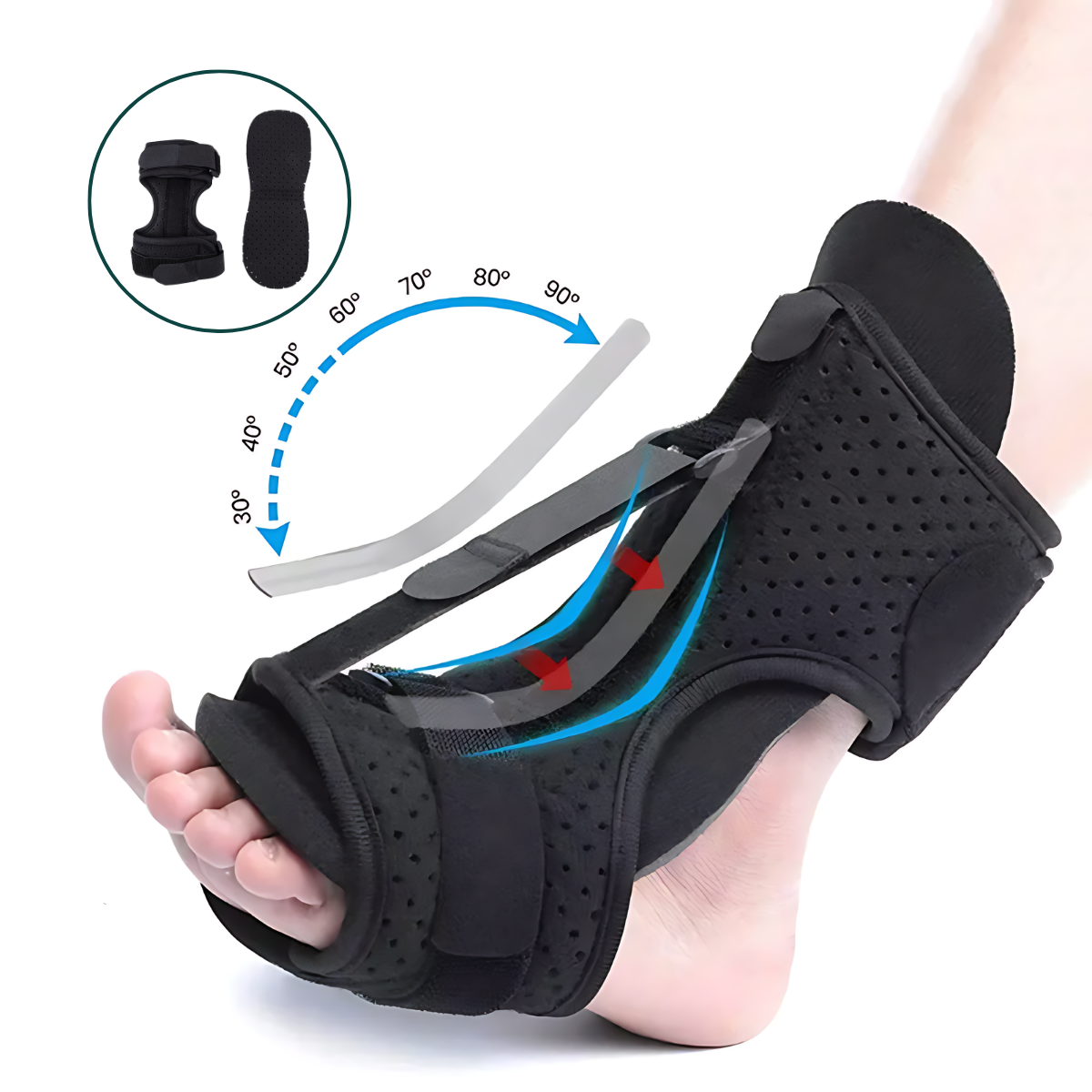 Tala Noturna Para Fascite Plantar Foot Pads