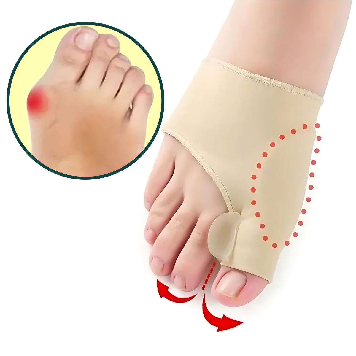 Meias Para Joanete - Alívio e Correção Foot Pads