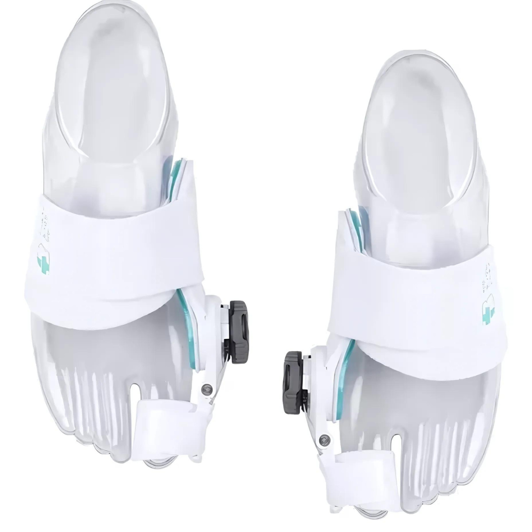 Alinhador articulado Paceon FlexFit ajustável com sistema de regulagem e almofadas internas para conforto e estabilidade.