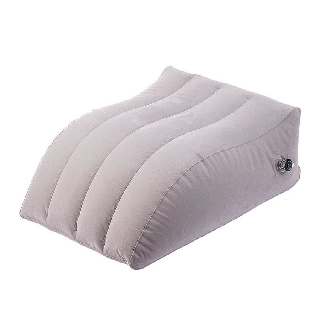 Almofada Inflável Apoio Pés - Conforto Portátil em Qualquer Lugar