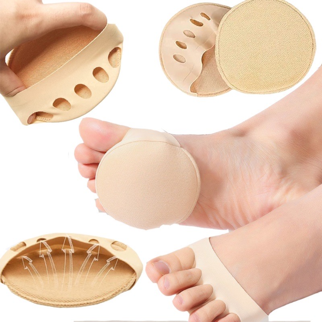 Apoio plantar com gel Favo de Mel – conforto para o antepé e alívio de pressão