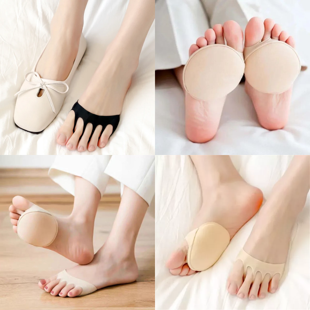 Apoio plantar com gel Favo de Mel – conforto para o antepé e alívio de pressão