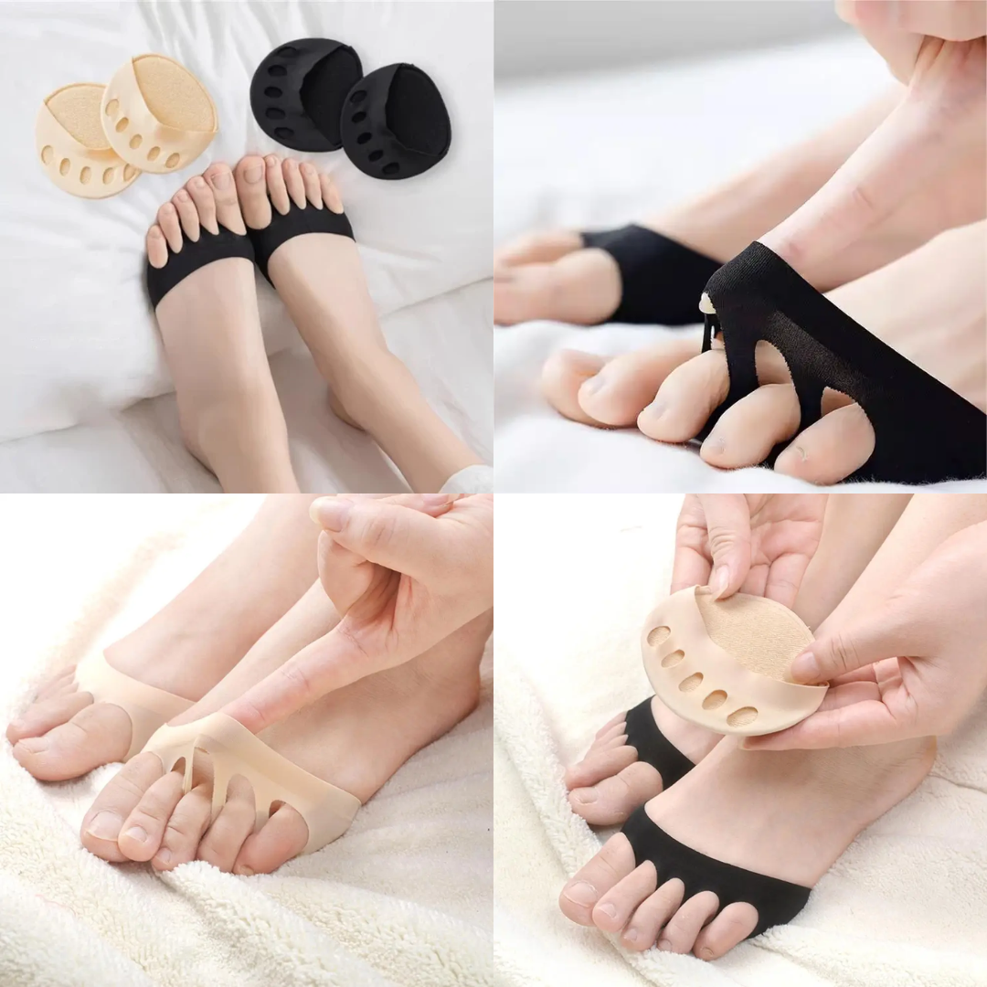 Apoio plantar com gel Favo de Mel – conforto para o antepé e alívio de pressão