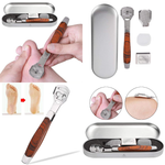 Kit Paceon de cuidados e hidratação intensiva com creme, raspador premium e meias de silicone