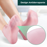 Meias HidraFeet com gel de silicone – hidratação para pés rachados e ressecados