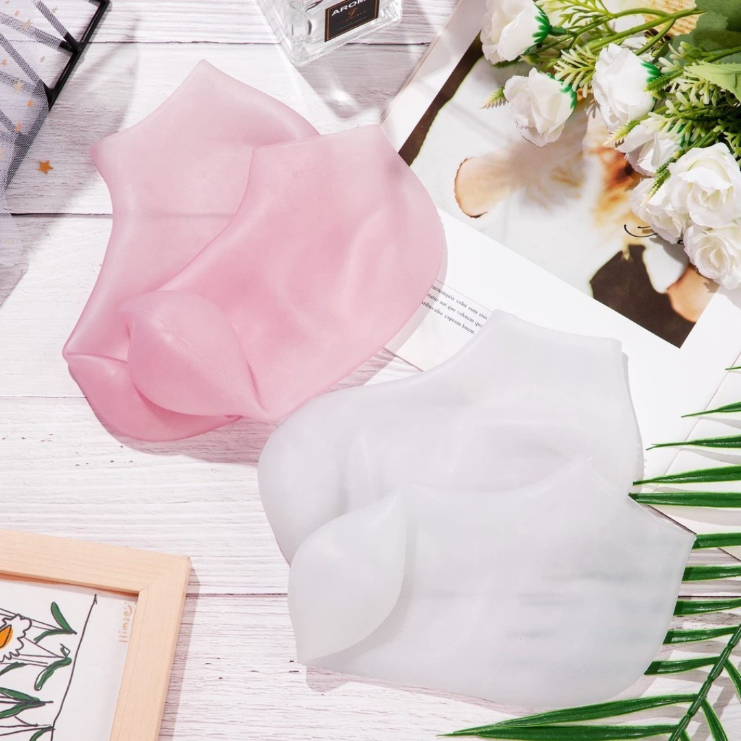 Meias HidraFeet com gel de silicone – hidratação para pés rachados e ressecados