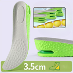 Palmilha AirSport com espuma viscoelástica e almofada de ar