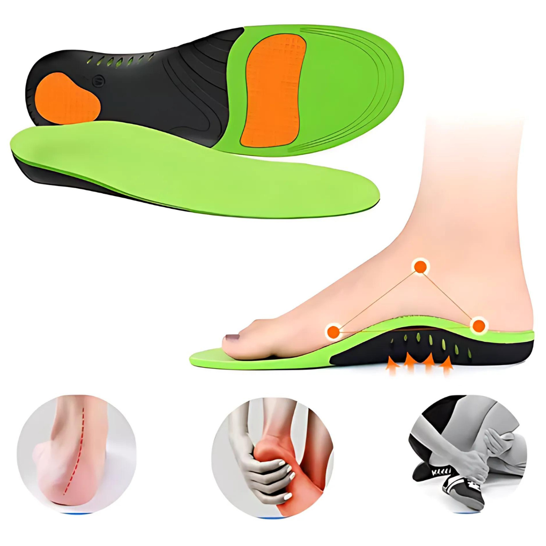 Palmilha ConfortFit Paceon com design anatômico e amortecimento reforçado para conforto e estabilidade ao caminhar.