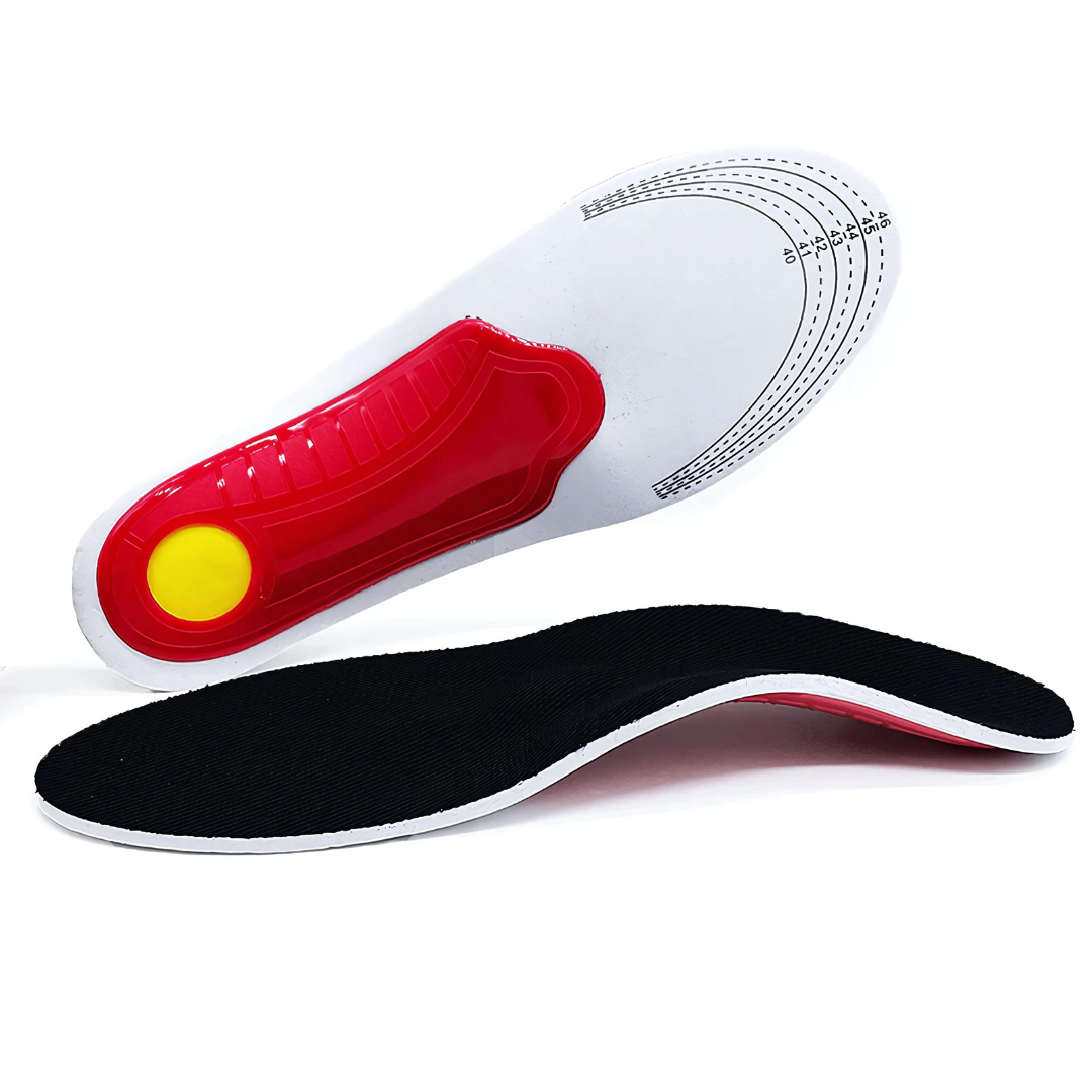 Palmilha Confort Arch Paceon com suporte firme no arco e design anatômico para estabilidade e conforto ao caminhar.