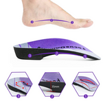 Palmilha ProBiomecânica com estabilidade, suporte e conforto durante o dia todo.