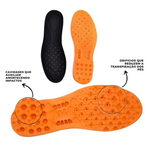 Palmilha para absorção de impacto e conforto prolongado