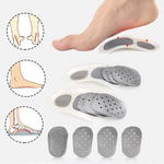 Suporte ArcoFit 4D com design anatômico para estabilidade e conforto ao caminhar.