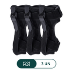 Suporte noturno ajustável Paceon com fecho em velcro, oferece estabilidade e conforto durante o descanso.