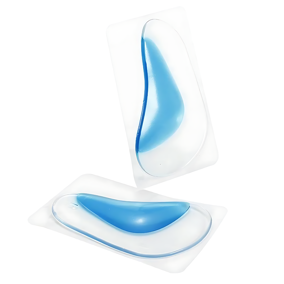 Suporte Silicone Flex Arco com design flexível que se ajusta ao arco do pé para mais conforto.