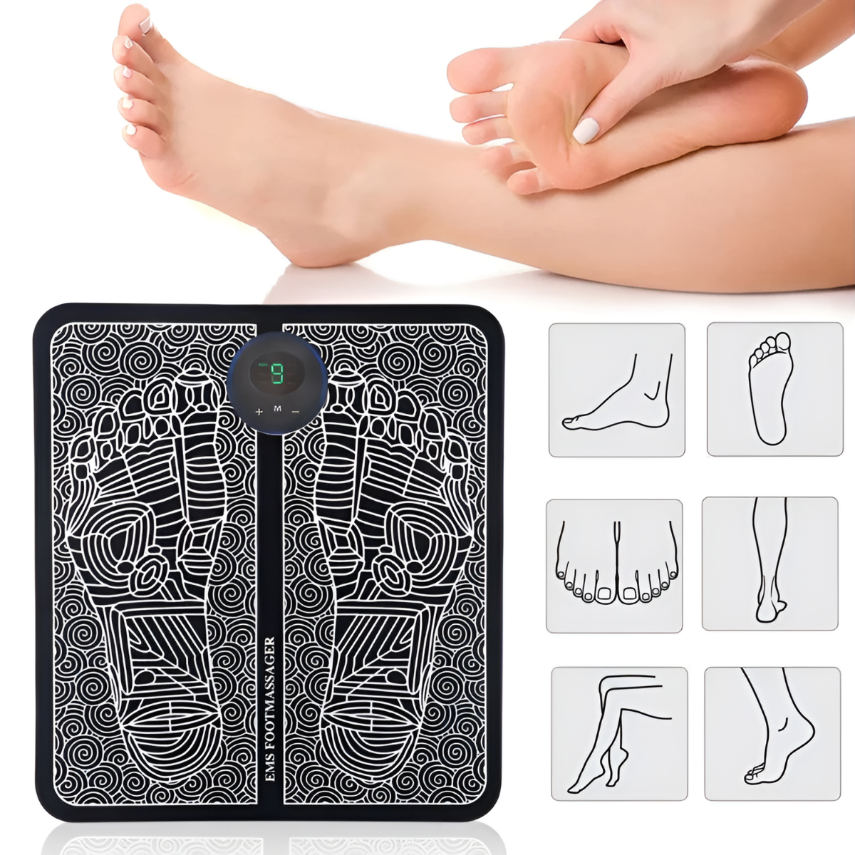 Tapete Massageador Elétrico 