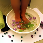 Óleos aromáticos naturais Paceon para escalda-pés, com fragrâncias suaves que proporcionam frescor e bem-estar.