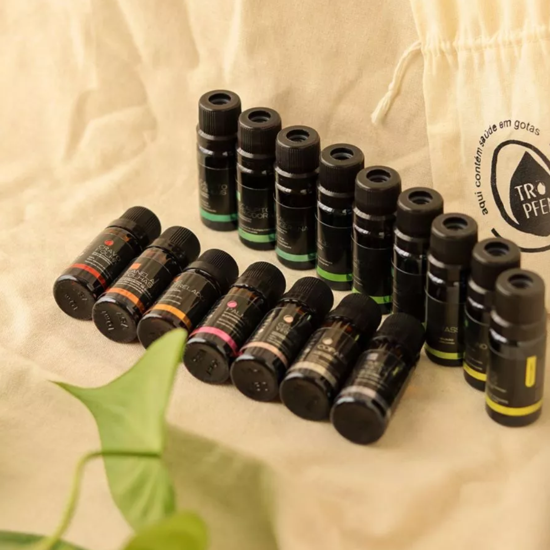 Óleos aromáticos naturais Paceon para escalda-pés, com fragrâncias suaves que proporcionam frescor e bem-estar.